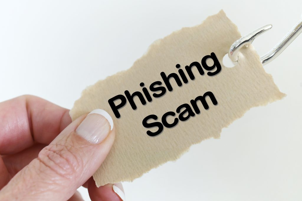 What is a phishing scam?